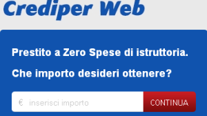 Prestito Personale Flessibile Online Crediper Web - Offerta Settembre 2014